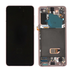 DISPLAY LCD+TOUCH SCREEN+FRAME ORIGINALE SERVICE PACK PER SAMSUNG GALAXY S21 G991 5G VIOLET