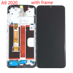 DISPLAY LCD+TOUCH SCREEN+FRAME PER OPPO A9 2020 A5 2020 CPH1937 CPH 1939 CPH 1941 NERO