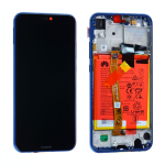 LCD DISPLAY Con Frame Originale SERVICE PACK Per HUAWEI P20 LITE ANE-LX1 TOUCH SCREEN SCHERMO VETRO BLU