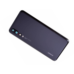 BACK COVER POSTERIORE COPRI BATTERIA COMPATIBILE  PER  HUAWEI P20 Pro CLT-L09 CLT-L29  black  02351WRR  NERA NO LOGO 