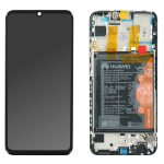 DISPLAY LCD+TOUCH SCREEN+FRAME ORIGINALE SERVICE PACK PER HUAWEI P SMART 2019 / P SMART PLUS 2019  POT-LX1 POT-LX2 NERO 