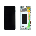 DISPLAY+ LCD+TOUCH SCREEN Per SAMSUNG GALAXY S10 SM-G973F GREEN Originale SERVICE PACK