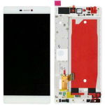 DISPLAY LCD Con Frame Compatibile Per Huawei P8 BIANCO GRA-L09