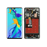 Display LCD Touch Screen Con Frame Compatibile OLED Per HUAWEI P30 PRO NERO VOG-L29