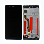 LCD DISPLAY TOUCH SCREEN Per HUAWEI P9 COMPLETO EVA-L09 ASSEMBLATO NERO Con Frame Nuovo