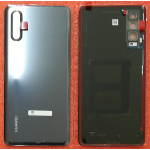 BACK COVER POSTERIORE ORIGINALE SERVICE PACK PER HUAWEI P30 NERA BLACK  ELE-L09 +VETRINO FOTOCAMERA+IMPRONTA