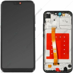 LCD DISPLAY FRAME PER HUAWEI P20 LITE ANE-LX1 TOUCH SCREEN SCHERMO VETRO NERO