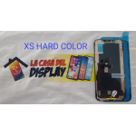 TOUCH SCREEN LCD DISPLAY COMPATIBILE PER APPLE IPHONE XS HARD OLED COLOR VETRO SCHERMO NERO + FRAME